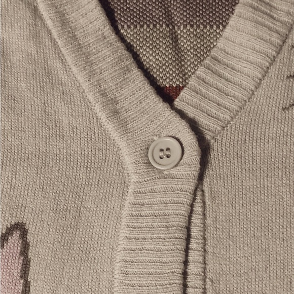 SOLD Studio Ghibli 🅝🅦🅞🅣 Kiki's Delivery Service-Jiji with Bow Cardigan Sweater L - Picture 4 of 8